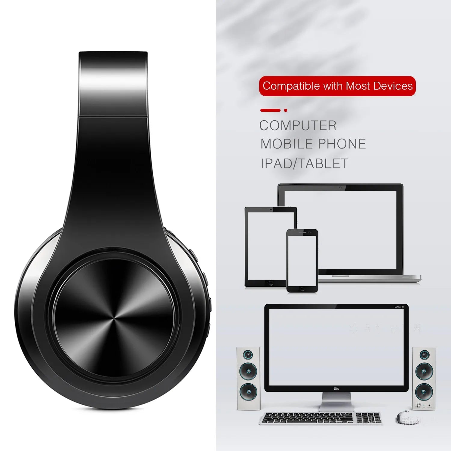 WIFI Stereo Head Phones with Bluetooth