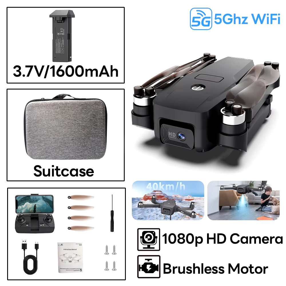 IDEA36 GPS RC Drone with 4K Camera 5Ghz WIFI FPV Optical Flow Positioning Quadcopter Brushless Motor Remoted Control Drones C0