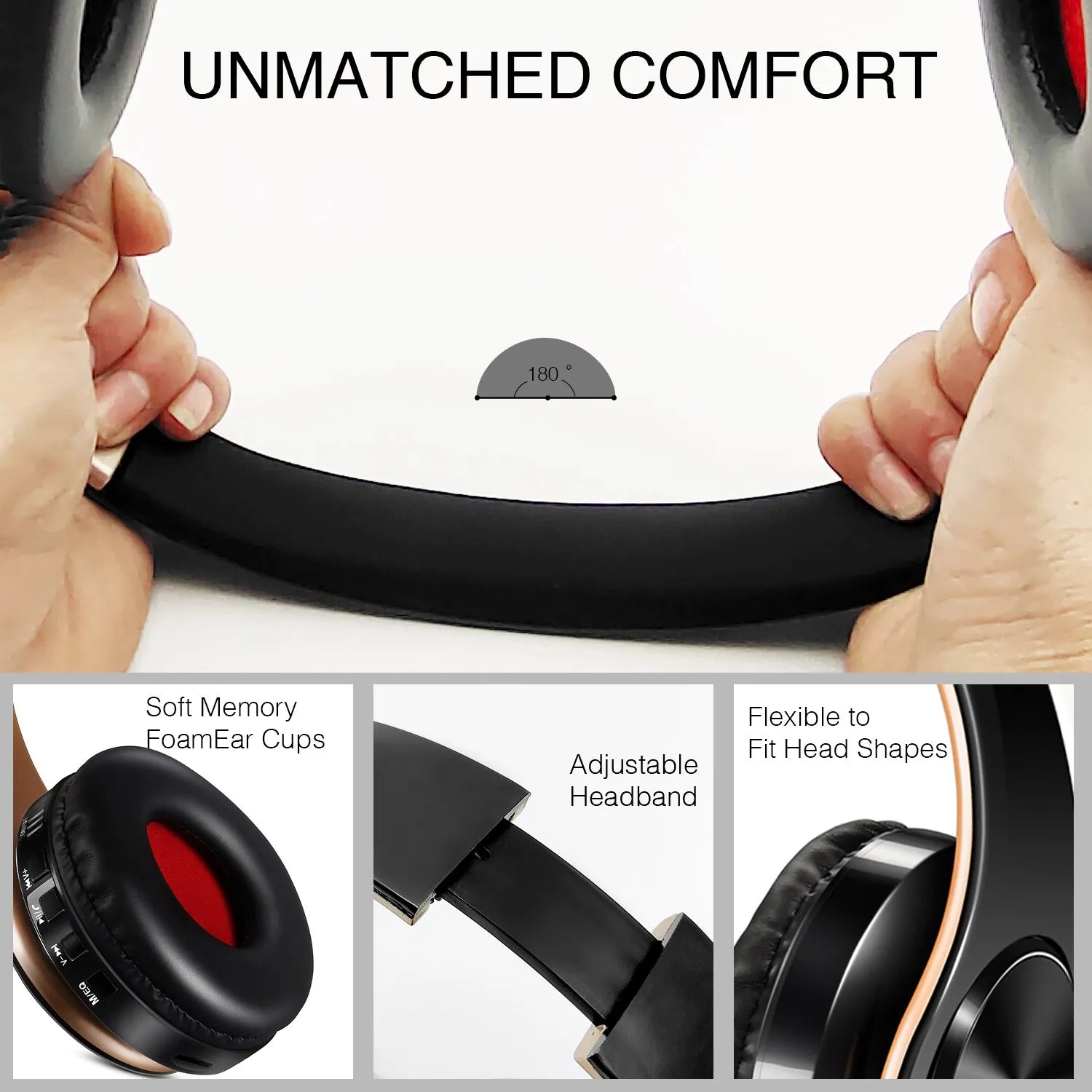 WIFI Stereo Head Phones with Bluetooth