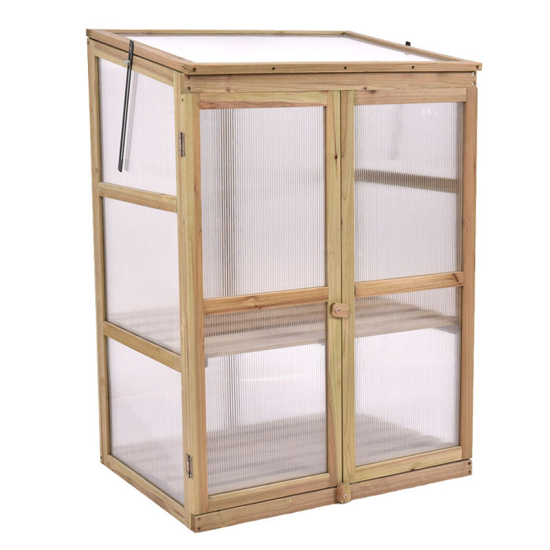 30 X 22 X 43 Inch Garden Portable Wooden Greenhouse