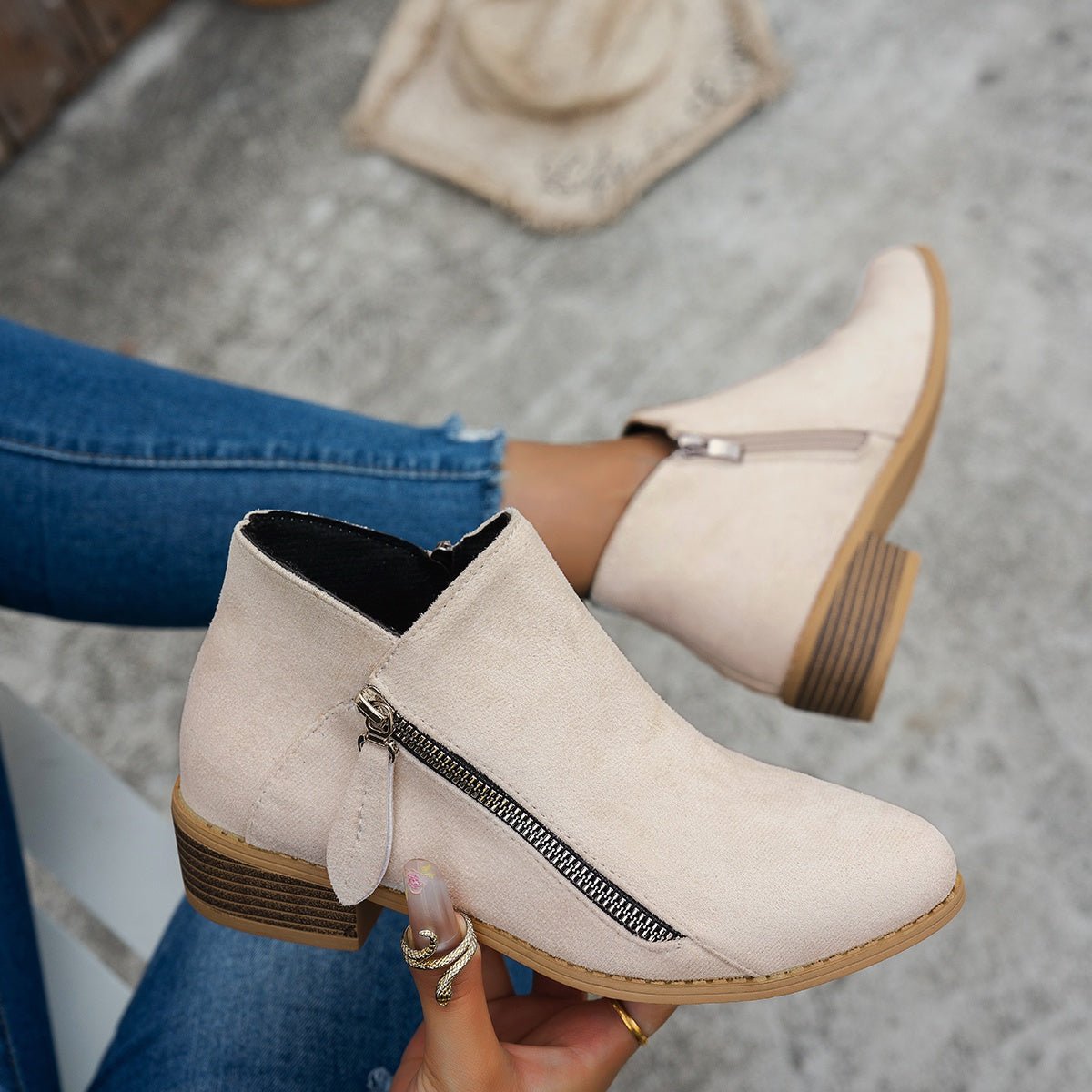 Women's Suede Ankle Boots