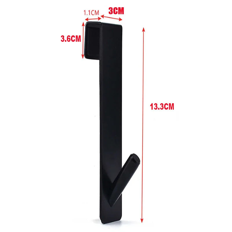 Stainless Steel Glass Shower Door S-Shaped Towel Rack - Bathrobe Hanger