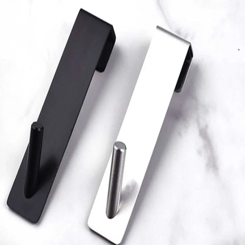 Stainless Steel Glass Shower Door S-Shaped Towel Rack - Bathrobe Hanger