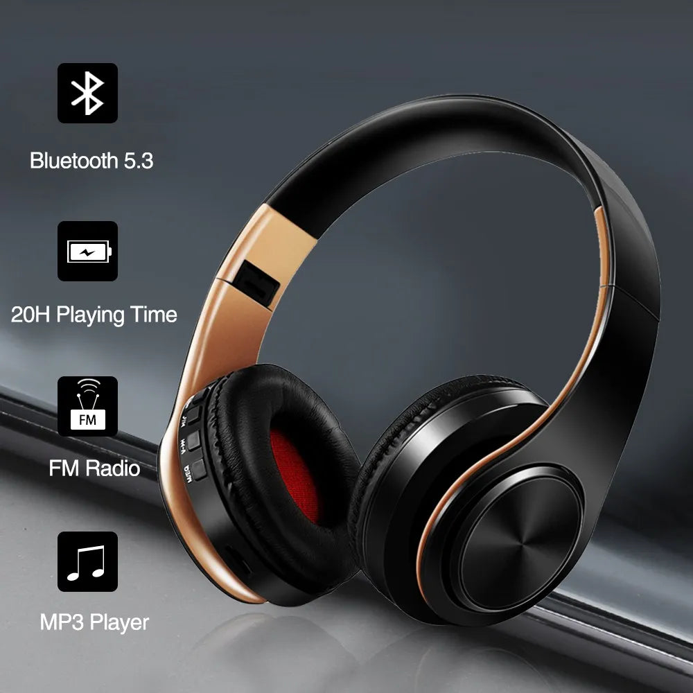WIFI Stereo Head Phones with Bluetooth