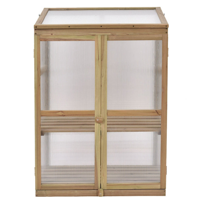 30 X 22 X 43 Inch Garden Portable Wooden Greenhouse
