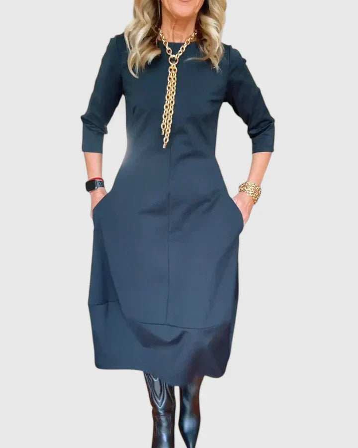 Women's Midi Shift Dress