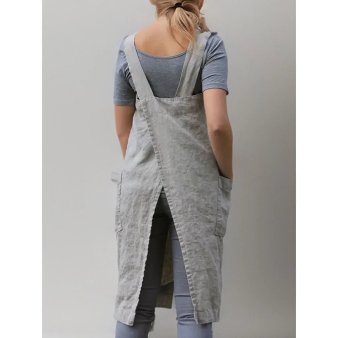 Women's Midi Pinafore Dress