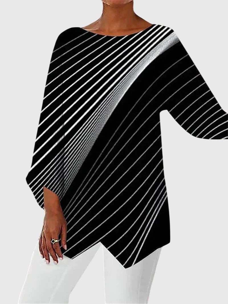 Women's Sequin Long Sleeve Tunic Top - Style 2