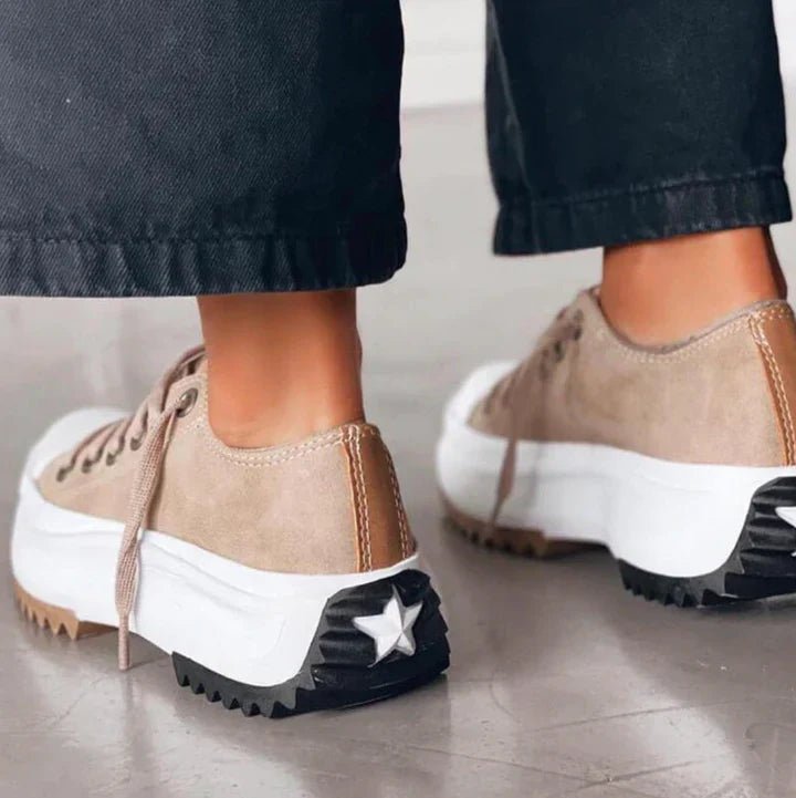 Women's Chunky Platform Lace-Up Trainers