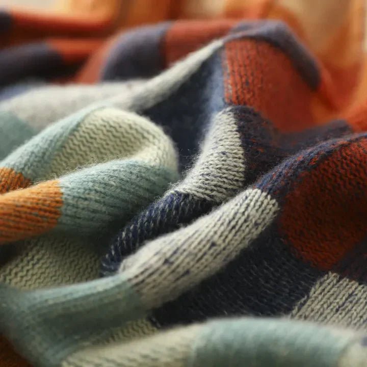 Women's Plaid Wool Jumper