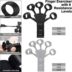 Silicone Grip Training and Exercise Finger Exercise Stretcher Hand Strengthener Arthritis Grip Finger Rehabilitation Training