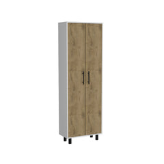 Reston 2 Piece Kitchen Set, White / Light Oak