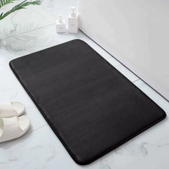 Memory Foam Bath Mat Large Size 40X60Cm Soft Comfortable Water Absorption Non-Slip Thick Bathroom Floor Rug Foot Mat