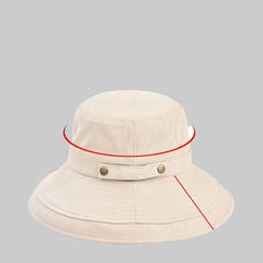Summer Cotton Sun Hats for Women Wide Brim and Breathable Bucket Hats Youth Fashion Caps
