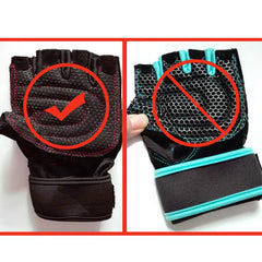 Sports Gym Gloves Half Finger Breathable Weightlifting Fitness Gloves Dumbbell Men Women Gym Gloves NIN668