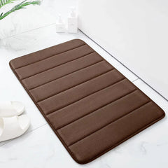 Memory Foam Bath Mat Large Size 40X60Cm Soft Comfortable Water Absorption Non-Slip Thick Bathroom Floor Rug Foot Mat
