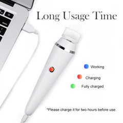 4 in 1 Electric Facial Cleansing Brush Face Cleaner Personal Care Acne Facial Massager Skin Tightening Machine Beauty Care Tools
