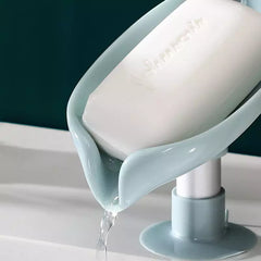 Leaf Shaped Soap Box Holder-Drainable Dish-Bathroom Supplies
