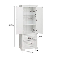 Arapahoe Multifunctional Storage Cabinet with 2 Drawers
