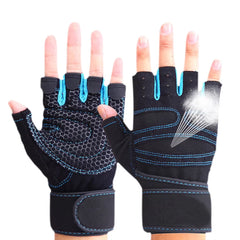 Sports Gym Gloves Half Finger Breathable Weightlifting Fitness Gloves Dumbbell Men Women Gym Gloves NIN668