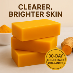 100g Turmeric & Lemon Kojic Acid Soap – Facial & Body Bar