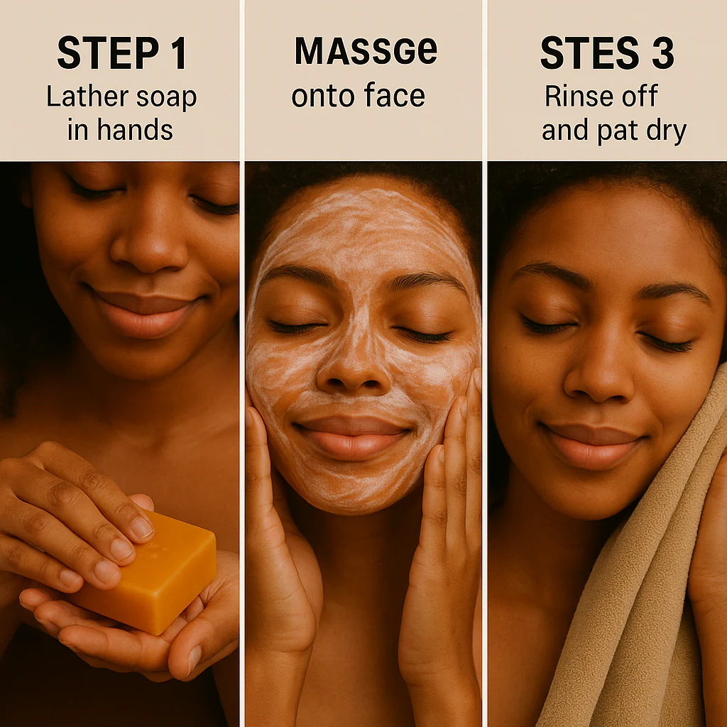 100g Turmeric & Lemon Kojic Acid Soap – Facial & Body Bar