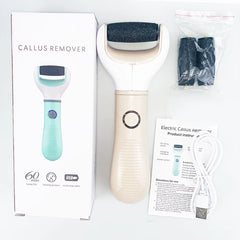 Auto Wireless Electric Foot Grinder Removal Dead Skin Calluses Cracks Hard Skin Pedicure Care Tool Waterproof Foot Cleaner ﻿