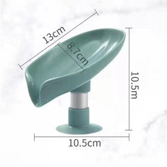 Leaf Shaped Soap Box Holder-Drainable Dish-Bathroom Supplies