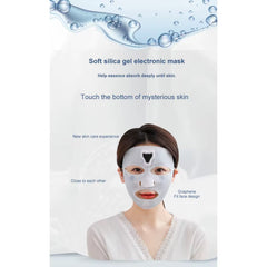 EMS Micro Current Electric Facial Massage Mask Vibration SPA Beauty Skin Care Mask Beauty Instrument
