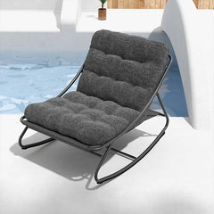 Outdoor Caili Rocking Metal Chair with Cushions