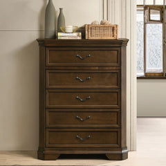 Ailany Solid Wood 6 Piece Bedroom Set
