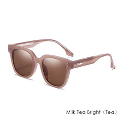 Rivets Sunglasses Men'S Polarized Glasses Women Square Green Sunglass Man Eyewear 2025 Women'S Eyepieces Lenses Woman Designer