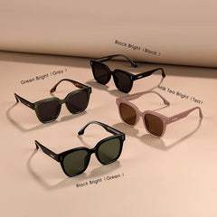 Rivets Sunglasses Men'S Polarized Glasses Women Square Green Sunglass Man Eyewear 2025 Women'S Eyepieces Lenses Woman Designer
