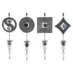Outdoor Living Windgong Yard Tuin Spinner Wind Chime Met Spiraal Staart Bal Muur Opknoping Home Decor Decoratie Windgong
