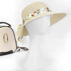 Summer Wide Brim Bowknot Straw Sun Hats for Women Ladies Long Floral Ribbon Outdoor Travel Beach Hat Protection Panama Caps 2022