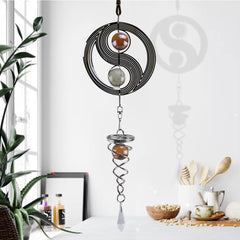 Outdoor Living Windgong Yard Tuin Spinner Wind Chime Met Spiraal Staart Bal Muur Opknoping Home Decor Decoratie Windgong