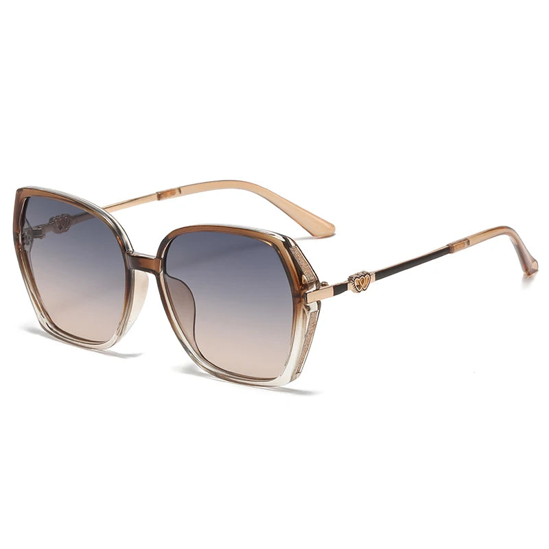 Fashion Square Sunglasses Women Trendy Style Sun Glasses for Lady Vintage Shades Gradient Oculos UV400 Streetwear Eyewear