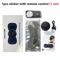 Portable Mini Electric Neck Massager With 5/1Pcs Massage Relief Back Massager