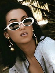 Oval Sunglasses Women Brand New round Retro Sunglasses for Men Fashion Small Frame Glasses Lentes De Sol Mujer