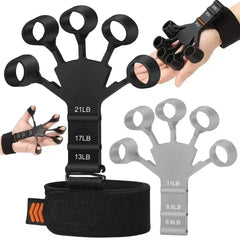 Silicone Grip Training and Exercise Finger Exercise Stretcher Hand Strengthener Arthritis Grip Finger Rehabilitation Training