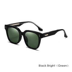 Rivets Sunglasses Men'S Polarized Glasses Women Square Green Sunglass Man Eyewear 2025 Women'S Eyepieces Lenses Woman Designer