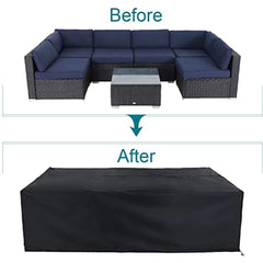 88 Size Patio Furniture Covers, Outdoor Furniture Cover Waterproof, Outdoor Table Cover