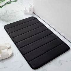 Memory Foam Bath Mat Large Size 40X60Cm Soft Comfortable Water Absorption Non-Slip Thick Bathroom Floor Rug Foot Mat