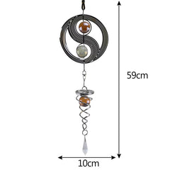 Outdoor Living Windgong Yard Tuin Spinner Wind Chime Met Spiraal Staart Bal Muur Opknoping Home Decor Decoratie Windgong
