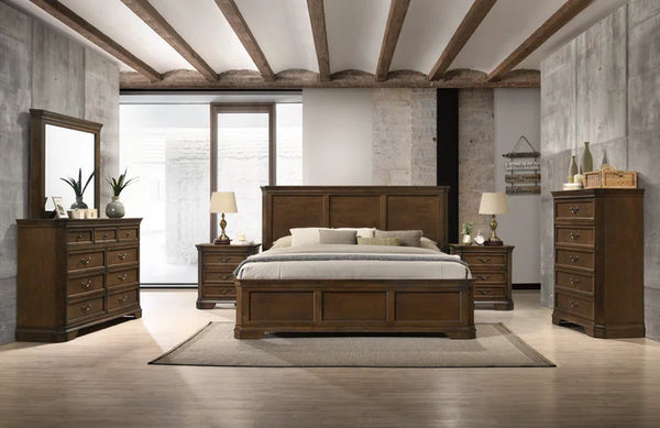 Ailany Solid Wood 6 Piece Bedroom Set