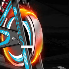 QK118 Spin Bike Belt Drive Spinning Exercise Bike Indoor-Cycling Shock Absorption Mute Exercise Bicycle Indoor Fitness Equipment