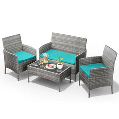 Carlina 4 - Person Outdoor Seating Group with Cushions