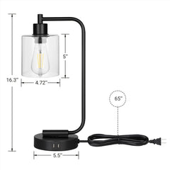 Touch Control Table Lamp Set with USB