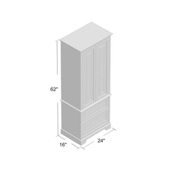 Arapahoe Multifunctional Storage Cabinet with 2 Drawers