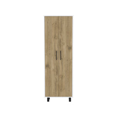 Arlington 2 Piece Kitchen Set, White / Light Oak